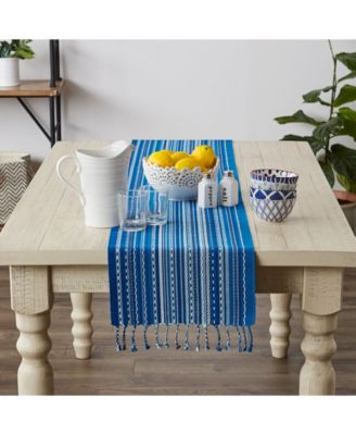 Stripe with Fringe Table Runner