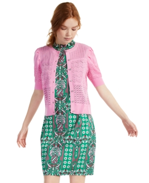 Charter Club Petite Puff Elbow-Sleeve Cardigan Sweater Created for Macy's