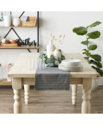 Farmhouse Gingham Table Runner