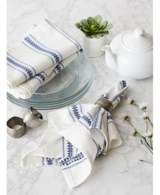 Zig Dobby Stripe Napkin, Set of 6