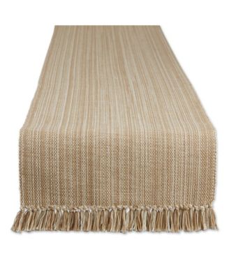 Variegated Fringe Table Runner