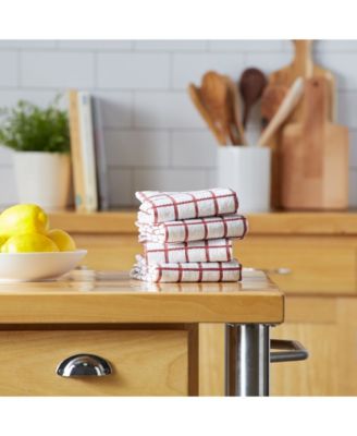 Windowpane Terry Dishtowel, Set of 4