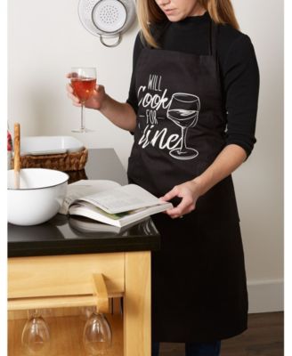 Chef Printed Apron, Cook for Wine, 1 Piece