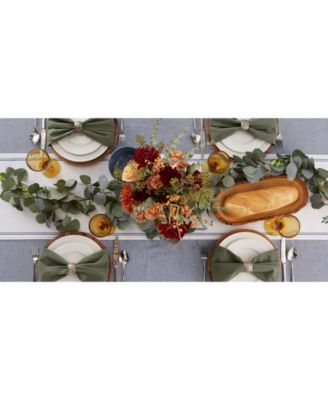 Flower Garden Embellished Table Runner, 14" x 72"