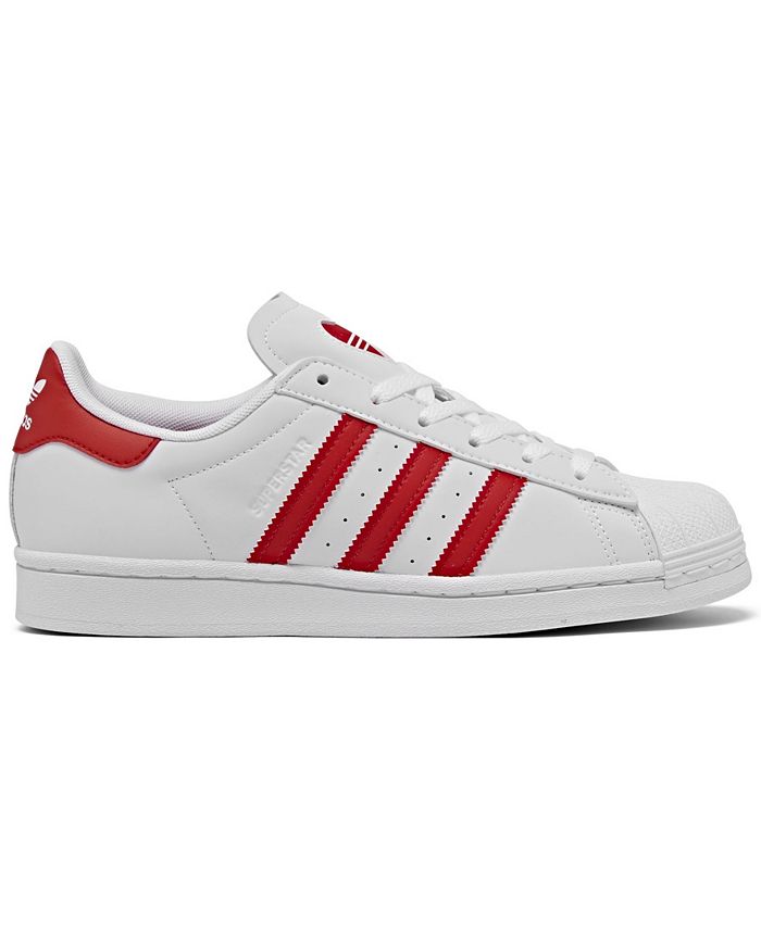 adidas Big Girls Valentine's Day Superstar Casual Sneakers from Finish ...