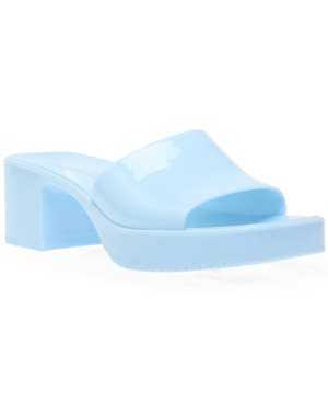 STEVE MADDEN WOMEN'S HARLIN JELLY BLOCK-HEEL SANDALS