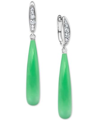 briolette drop earrings