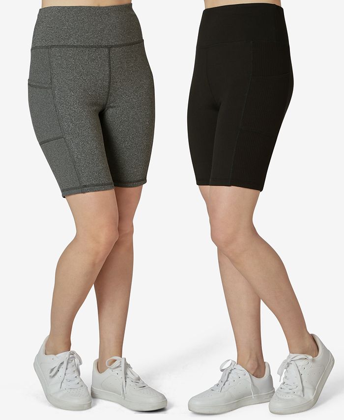 Calvin Klein Plus Size Pocket Bicycle Shorts - Macy's