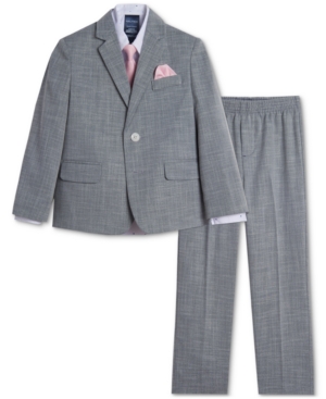 Nautica Baby Boys Bold Dobby Suit Set With Hanky