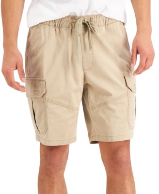 Sun + Stone - Men's Mueller Regular-Fit Stretch 8" Cargo Shorts