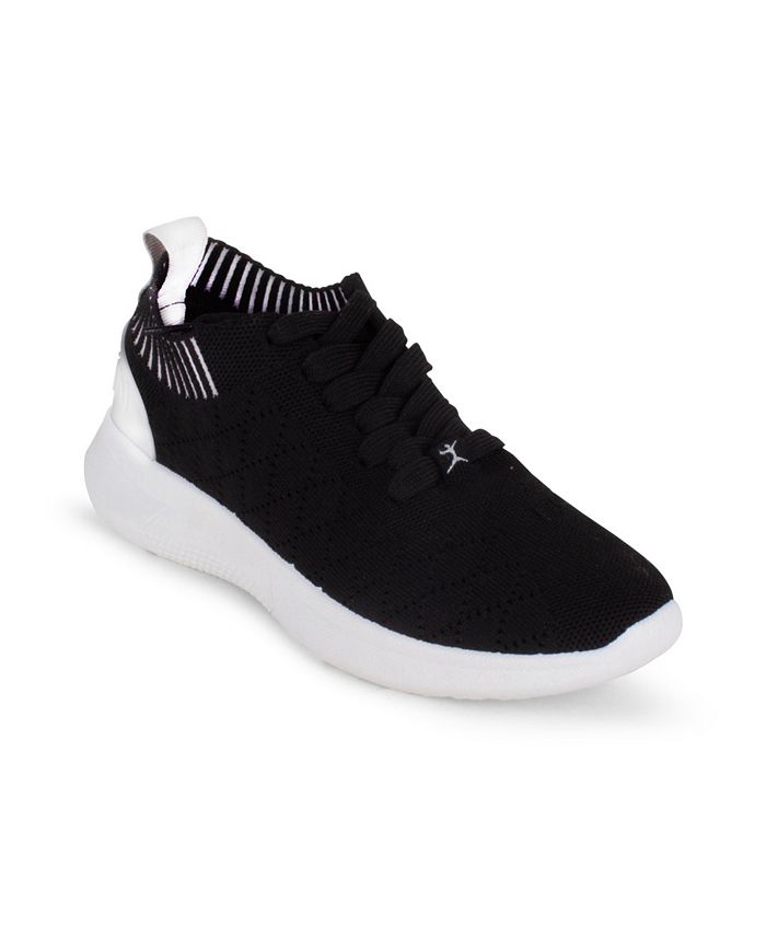 Danskin Now Ladies Women's Size 7 Black/Grey/White Walking Shoes/Sneakers