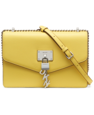 Dkny Elissa Large Leather Shoulder Flap