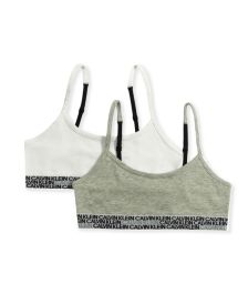 Big Girls Crop Bralette, 2 Pack