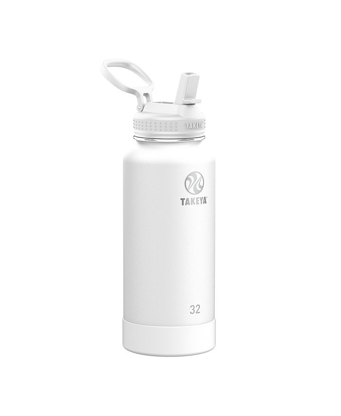Takeya Actives 32 oz Insulated Stainless Steel Water Bottle with Straw Lid  - Macy's