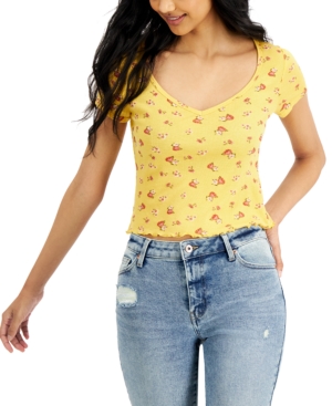 Self Esteem Juniors' Floral-Print Baby T-Shirt