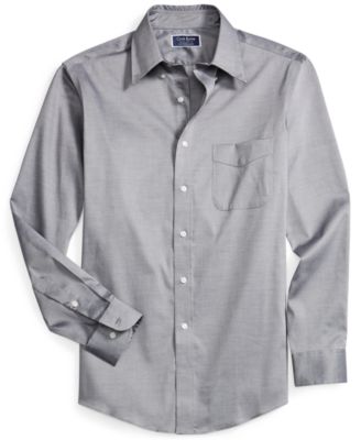 Men's Regular Fit Pinpoint Dress Shirt, Created for Macy's