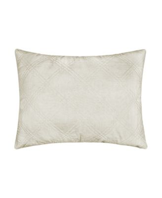 Washed Linen Quilted Sham, Standard