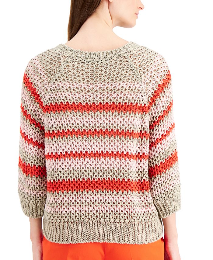 Weekend Max Mara Ghiacci Flax Linen Sweater - Macy's