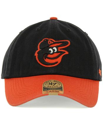 Mens Baltimore Orioles '47 Brand Orange Franchise Fitted Hat