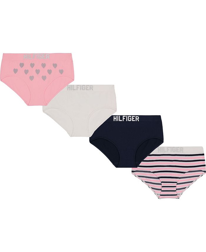 Tommy Hilfiger Women Mid-Rise Hipsters Underwear Cotton Panty - Set of 4  (V2)