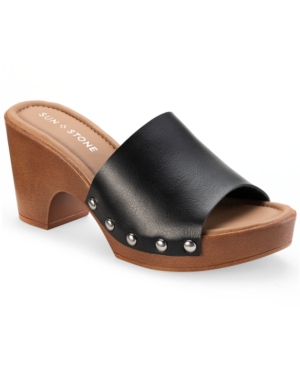 Sun + Stone Alina Studded Platform Sandals Created for Macy's Women's Shoes