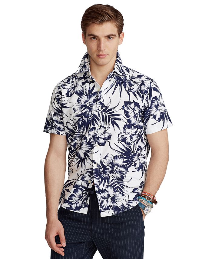 Polo Ralph Lauren Men's Classic-Fit Floral Print Oxford Shirt & Reviews -  Casual Button-Down Shirts - Men - Macy's
