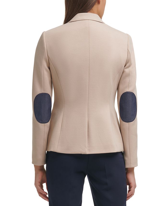 Tommy Hilfiger OneButton ElbowPatch Blazer & Reviews Jackets