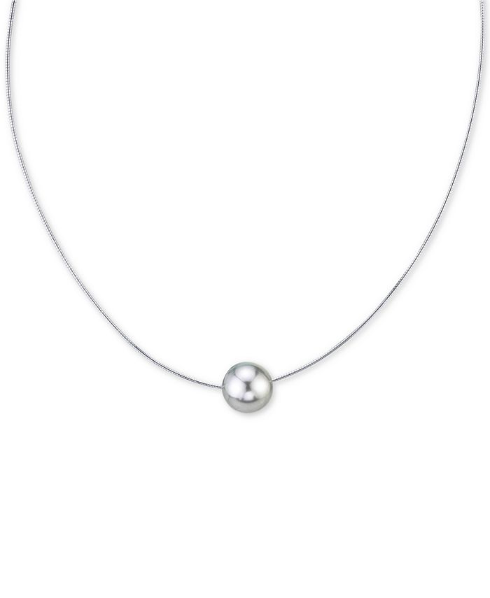 Macy's tahitian pearl necklace hot sale