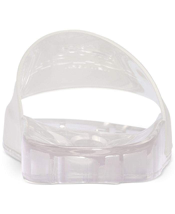 coach women's ulyssa translucent pool slides