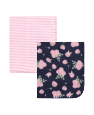 Baby Girls Fleece Blankets 2 Pack