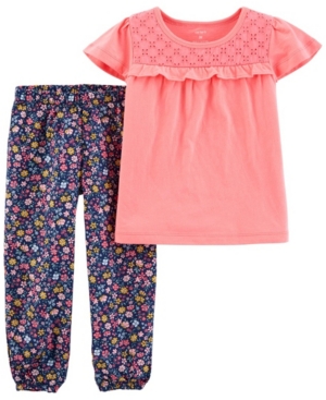 Carter's Baby Girls Jersey Tee and Pant Set 2 Pieces