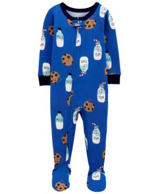 Baby Boys Milk and Cookies Footie Pajamas Macy s