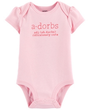 Carter's Baby Girl Adorbs Collectible Bodysuit