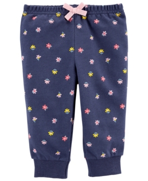 Carter's Baby Girls Floral Pull-On Pants