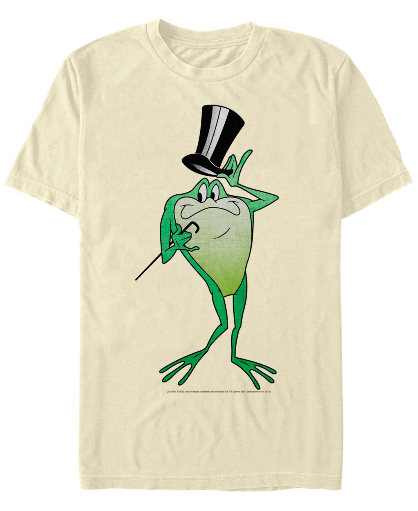Мужская футболка Fifth Sun Looney Tunes Michigan J Frog Short Sleeve, цвет: Натуральный — фото 1