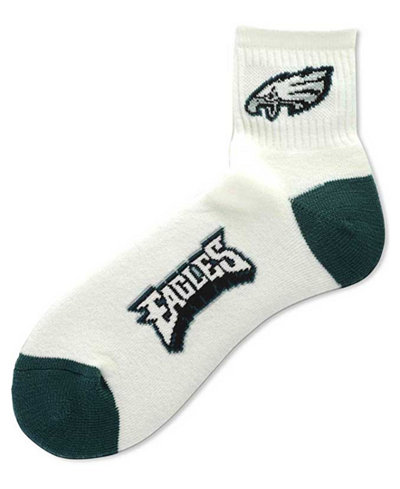 For Bare Feet Philadelphia Eagles Ankle White 501 Sock