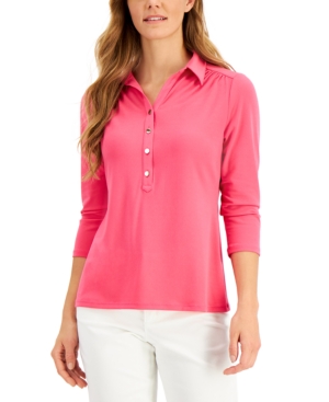 Charter Club Knit Polo Shirt Created for Macy's