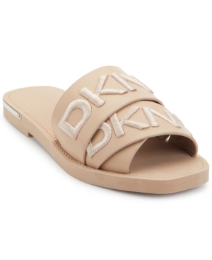 UPC 794278913475 product image for Dkny Women's Isha Logo Slide Sandals | upcitemdb.com