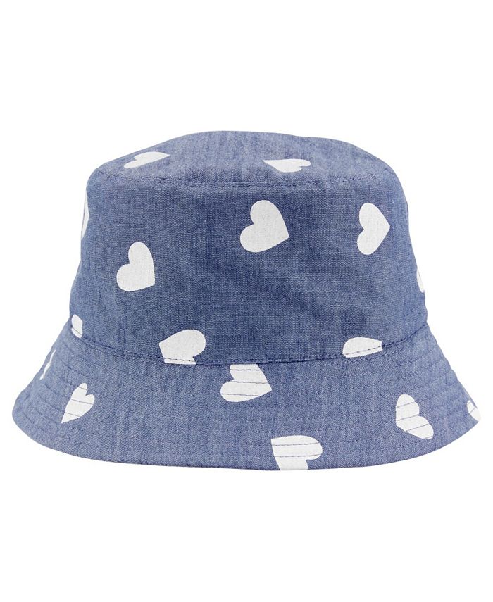 Carter's Baby Girls Reversible Bucket Hat - Macy's