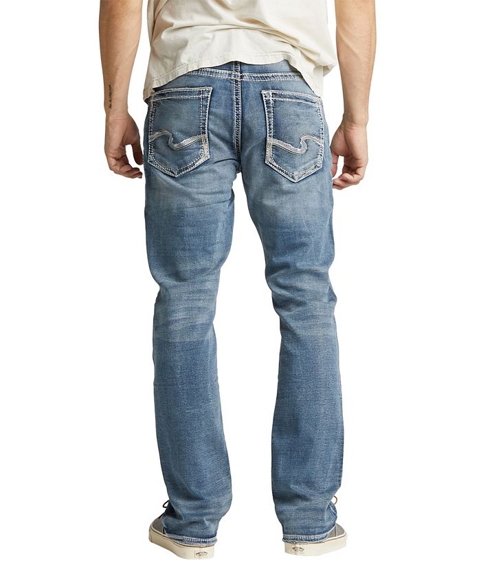 Silver Jeans Co. Men's Grayson Easy Fit Straight Leg Jean - Macy's