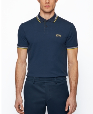 Boss Men's Paul Curved Slim-Fit Polo Shirt