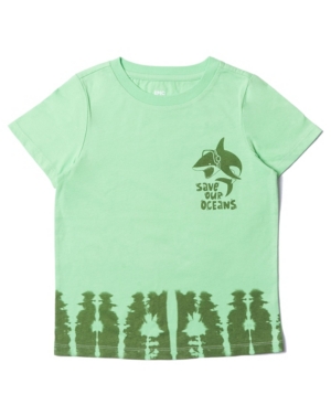 Toddler Boys Short Sleeve Graphic with Text T-shirt