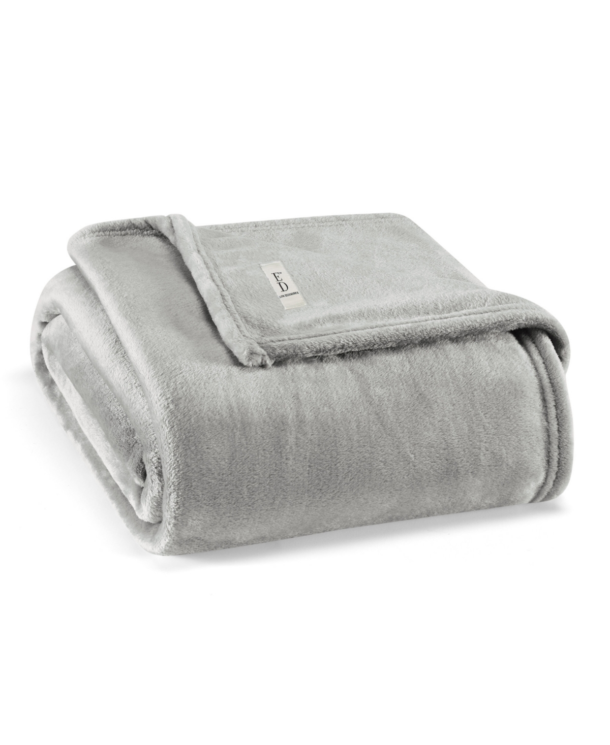Solid Ultra Soft Plush King Blanket - Fossil Gray