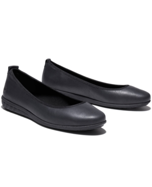 Timberland Women's Bradstreet Ultra Ballerina Flats Women's Shoes In Black Full Grain