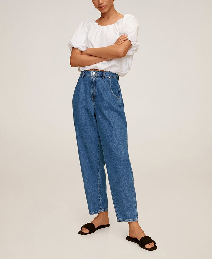 MANGO Women's Regina Slouchy Jeans - Macy's