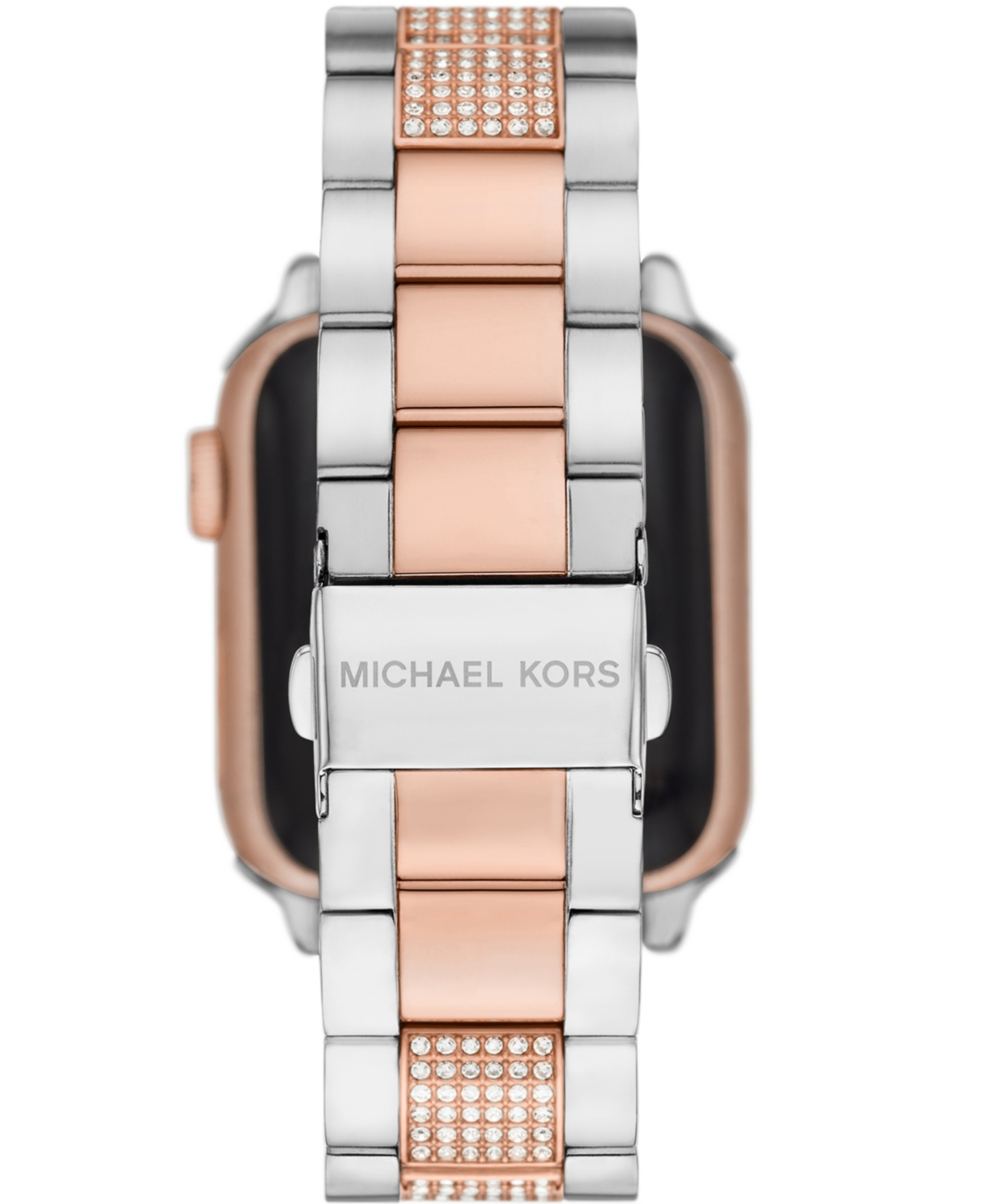 Shop Michael Kors Two-tone Stainless Steel 38/40mm Bracelet Band For Apple Watch In Two Tone
