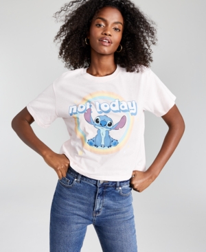 Disney Juniors' Cotton Not Today Stitch-Graphic T-Shirt