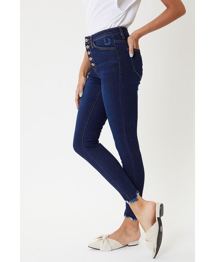 Kancan Women's High Rise Super Skinny Jeans & Reviews Jeans Women