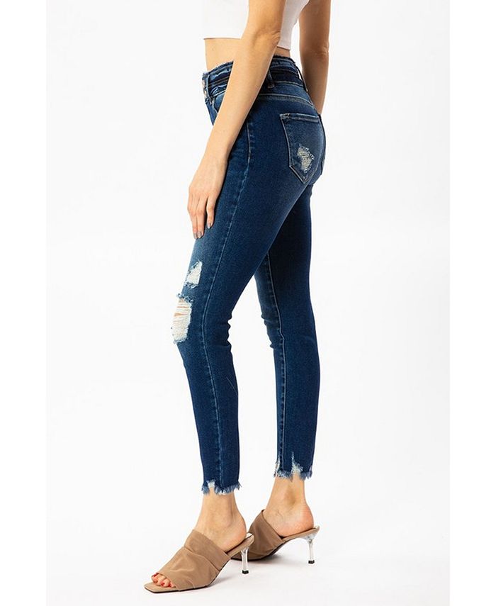 Kancan Women's High Rise Ankle Skinny Jeans Macy's