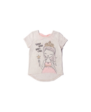 Epic Threads Little Girls Short Sleeve Graphic and Text Tee